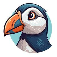 Adorable Puffin Cartoon Profile Icon for Social Media and Messaging Apps photo