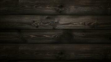 Elegant Dark Wood Background for Your Design Needs Generative AI photo