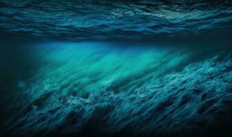 Ethereal Blue Sea Water Texture for Professional Backgrounds photo