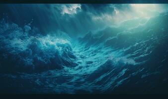 etéreo azul mar agua textura para profesional antecedentes foto