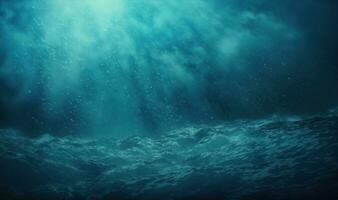 Ethereal Deep Blue Sea Water Texture for Professional Design photo