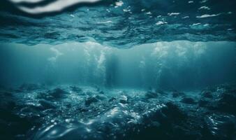 Ethereal Blue Sea Water Texture for Professional Design Projects photo