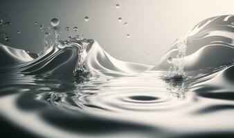 Clear Water Ripples Texture for Calm and Serene Nature Background photo