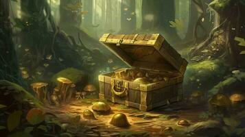 Discover the Hidden Treasures of the Forest in this Digital CG Artwork photo