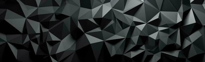 Dark Geometric Polygonal Background in the Style of Bryce 3D photo