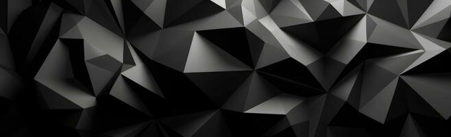 Dark Geometric Polygonal Background in the Style of Bryce 3D photo