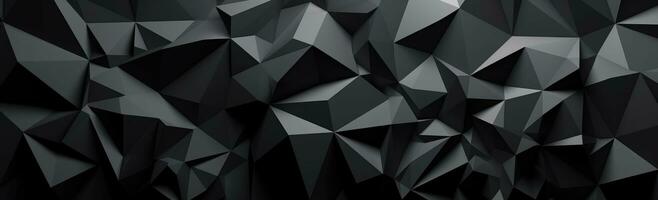 Dark Geometric Polygonal Background in the Style of Bryce 3D photo