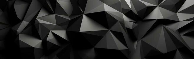 Dark Geometric Polygonal Background in the Style of Bryce 3D photo