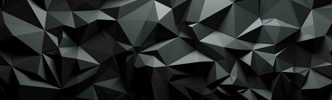 Dark Geometric Polygonal Background in the Style of Bryce 3D photo