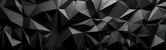 Dark Geometric Polygonal Background in the Style of Bryce 3D photo