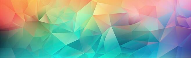 Gradient Geometric Polygonal Wallpaper photo