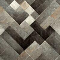 Seamless Geometric Pattern in Shades of Gray and Brown photo