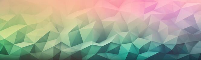 Pastel Gradient Geometric Polygonal Wallpaper photo