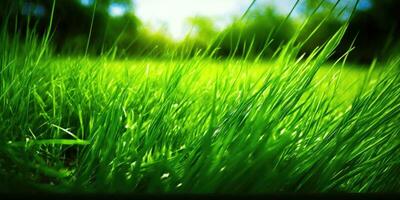 Vibrant Green Lawn with Standard Scale photo