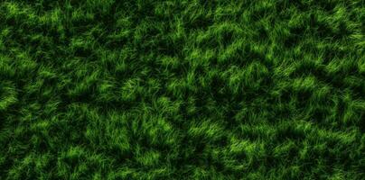 Lush Green Artificial Turf in a Natural Grassy Background photo