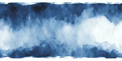 Navy Blue Abstract Watercolor Background photo