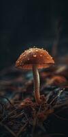 Otherworldly Vibes of Minimalistic Macro Funghi Photography photo