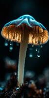 Otherworldly Vibes of Minimalistic Macro Funghi Photography photo