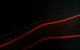 Ultra Minimalistic Red Lines PPT Background on Simple Black Paper photo