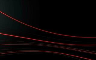 Ultra Minimalistic Red Lines PPT Background on Simple Black Paper photo