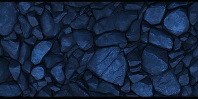 Navy Blue Stone Texture Background for Elegant Designs photo