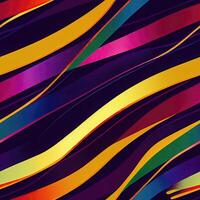 Repeating Pattern of MusicInspired Colors in Green Gold and Purple photo