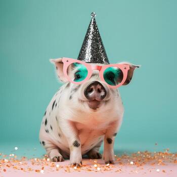 Pig ☆ ORB‚Ñ¢ Funkee Animalz JUMBO Pig in Pink - Squishy Sensory