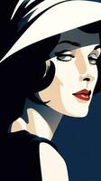 Captivating Book Cover Poster with Animated Details photo