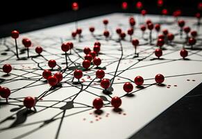 Dynamic Flow Chart for Business and Corporate Concepts photo