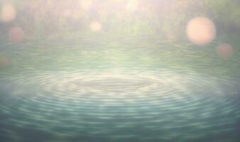 Ethereal Ripples on a Pond A Dreamy Background for Professional Use photo