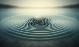 Ethereal Ripples on a Pond A Dreamy Background for Your Creative Projects photo