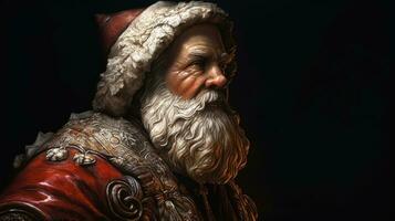 Jolly Santa Claus Spreading Christmas Cheer photo