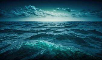 Ethereal Deep Sea Waves Texture for Professional Backgrounds photo