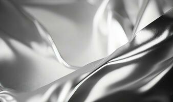 Soft Ethereal Dreamy Silver Foil Texture Background for Professional Color Grading photo
