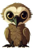 Sweet Baby Vulture Illustration photo