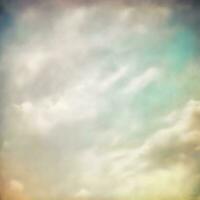 Soft Pastel Sky with Grunge Texture photo