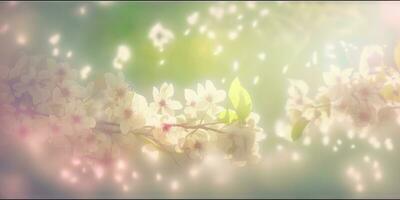 Soft Spring Background with a Gentle Glow photo