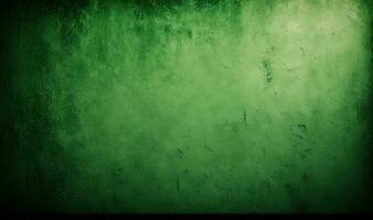 Dreamy Green Grunge Wall Texture for Professional Backgrounds photo