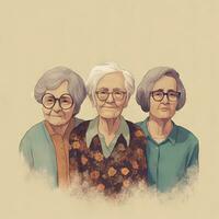 Minimalistic Front Cover for Indie Old Ladies Next LP photo
