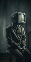 The Surreal Television Man A MindControlled Society photo