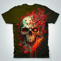 Colorful TShirt Design for Casual Wear photo