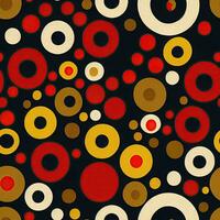 Abstract Circles in Varying Sizes Overlapping  Artistic Design photo