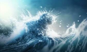 Ethereal Water Spray A Dreamy Background for Your Designs photo