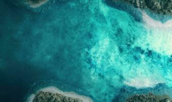 Ethereal Water Texture Aerial View of Soft and Dreamy Background with Copy Space photo