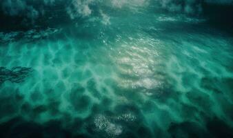 etéreo agua textura desde encima un profesional suave antecedentes con Copiar espacio foto