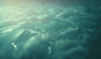 Soft Ethereal Water Texture Background with Copy Space photo