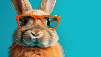 Colorful Sunglasses on a Vibrant Background photo