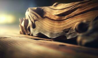 Soft Ethereal Dreamy Wood Texture Background with Professional Color Grading photo