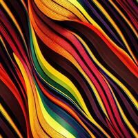 Vibrant Wavy Stripes Background Pattern for Graphic Design Projects photo