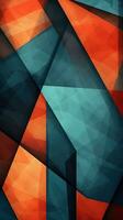 Contemporary Abstract Design with Bold Angular Shapes AI Generated photo